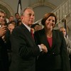 Mayor Michael Bloomberg and City Council Speaker Christine Quinn announce an agreement for a budget for Fiscal Year 2011